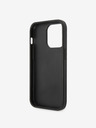 Guess Guess PU 4G Kovové logo zadného krytu pre iPhone 15 Pro Max Grey