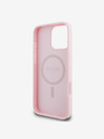 Guess Guess PU Grained Classic Logo MagSafe zadný kryt pre iPhone 16 Pro Max ružový