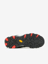 Merrell Čierne pánske outdoorové členkové tenisky MERRELL Moab 3 Mid