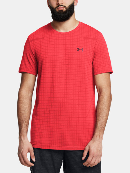 Under Armour Pánske tričko Under Armour Vanish Seamless Grid SS-RED