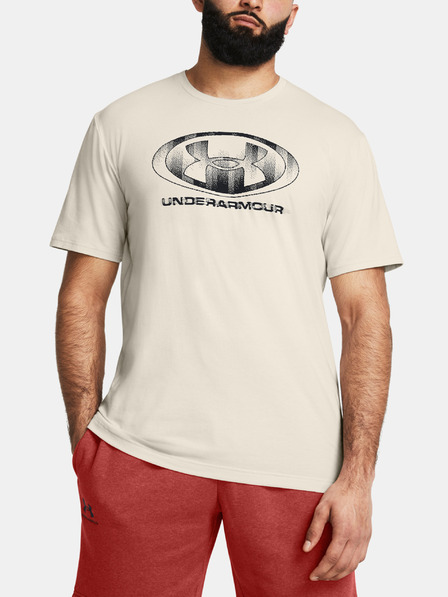 Under Armour Pánske tričko Under Armour UA M GLITCH LOGO 60/40S SS-WHT