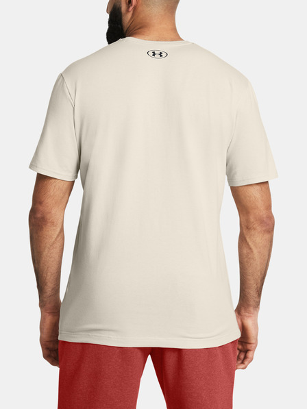 Under Armour Pánske tričko Under Armour UA M GLITCH LOGO 60/40S SS-WHT