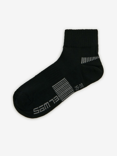 Sam 73 Čierne športové ponožky SAM 73
