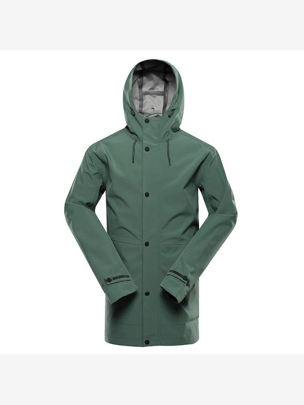 ALPINE PRO Pánsky kabát s ptx membránou ALPINE PRO SETIJ myrtle