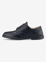 Vasky Dámske čierne kožené poltopánky - jar / jeseň topánky, topánky Vasky Brogue Low Noir