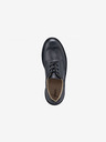 Vasky Dámske čierne kožené poltopánky - jar / jeseň topánky, topánky Vasky Brogue Low Noir