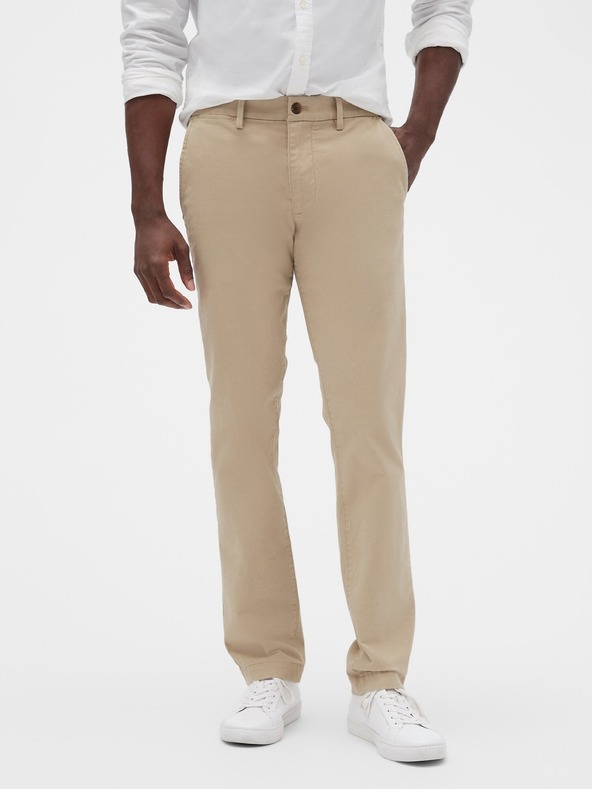 GAP Nohavice khaki slim fit GapFlex GAP