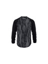 Horsefeathers Cyklistický dres Spike LS - poltopánka/čierna HORSEFEATHERS