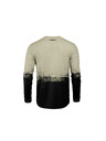 Horsefeathers Cyklistický dres Quantum LS - strieborná breza/čierna HORSEFEATHERS