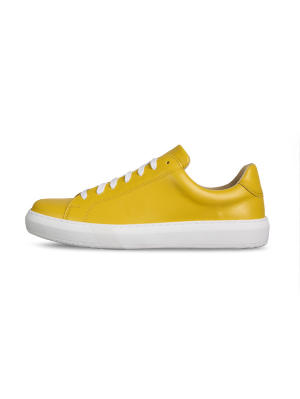 Vasky Pánske kožené tenisky / topánky žlté Vasky Glory Yellow