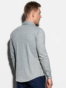 Ombre Clothing Šedá pánska košeľa K540