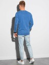 Ombre Clothing Modré pánske základné tričko Ombre Oblečenie