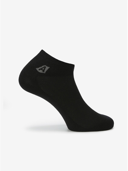 ALPINE PRO Unisex coolmax ponožky ALPINE PRO RED DEER čierne