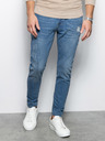 Ombre Clothing Modré pánske džínsy skinny fit Ombre Oblečenie P1060