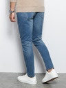 Ombre Clothing Modré pánske džínsy skinny fit Ombre Oblečenie P1060