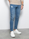 Ombre Clothing Modré pánske džínsy skinny fit Ombre Oblečenie P1060