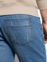 Ombre Clothing Modré pánske džínsy skinny fit Ombre Oblečenie P1060
