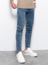 Ombre Clothing Modré pánske skinny fit džínsy Ombre Clothing P1062