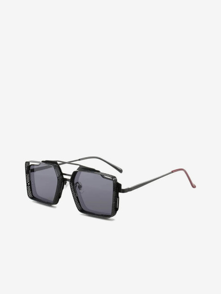 VEYREY Čierne unisex slnečné okuliare VeyRey Steampunk Sosrael