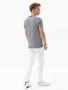 Ombre Clothing Šedé pánske tričko Ombre Oblečenie