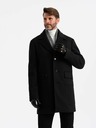Ombre Clothing Pánsky jednoradový kabát Ombre Oblečenie