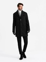Ombre Clothing Pánsky jednoradový kabát Ombre Oblečenie