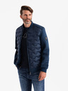 Ombre Clothing Pánska prešívaná bunda bomber Ombre Clothing