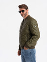 Ombre Clothing Pánska bunda bomber s potlačou Ombre Clothing