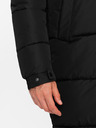 Ombre Clothing Pánska prešívaná dlhá bunda parka s odnímateľnou kapucňou Ombre Oblečenie