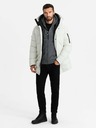 Ombre Clothing Pánska outdoorová dlhá bunda parka Ombre Clothing