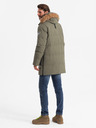 Ombre Clothing Pánska dlhá bunda parka Ombre Clothing