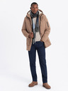 Ombre Clothing Pánska dlhá bunda parka Ombre Clothing