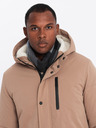 Ombre Clothing Pánska dlhá bunda parka Ombre Clothing