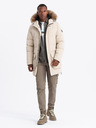 Ombre Clothing Pánska dlhá bunda parka Ombre Clothing