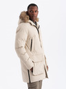 Ombre Clothing Pánska dlhá bunda parka Ombre Clothing