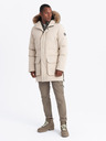 Ombre Clothing Pánska dlhá bunda parka Ombre Clothing