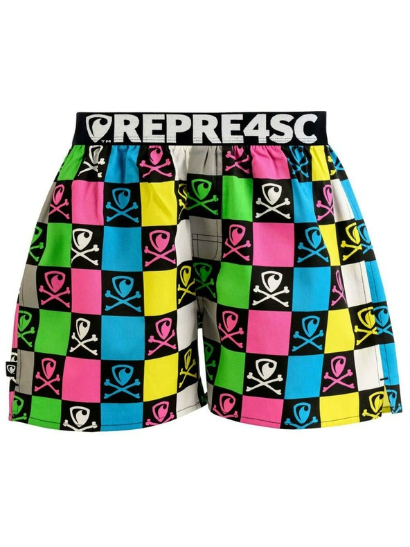 Represent Pánske šortky EXCLUSIVE MIKE BONES MONOSCOPE Represent