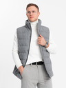 Ombre Clothing Ombre Clothing pánska prešívaná vesta
