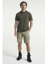 Tenson Pánske outdoorové šortky TENSON khaki