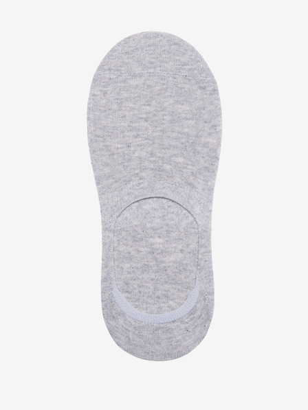 Ombre Clothing Sada troch párov svetlosivých pánskych ponožiek Ombre Clothing