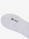 Ombre Clothing Sada troch párov svetlosivých pánskych ponožiek Ombre Clothing