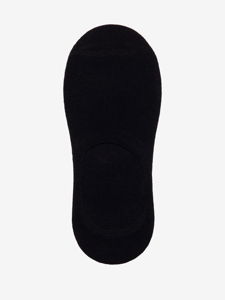 Ombre Clothing Sada troch párov čiernych pánskych ponožiek Ombre Clothing