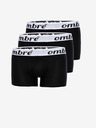 Ombre Clothing Čierne pánske boxerky - 3 balenia Ombre Clothing U159