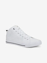 Ombre Clothing Biele pánske tenisky Ombre Oblečenie