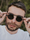 VEYREY Čierne unisex slnečné okuliare VeyRey Steampunk Punnyostion