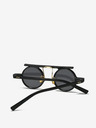 VEYREY Čierne unisex slnečné okuliare VeyRey Steampunk Punnyostion