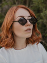 VEYREY Čierne unisex slnečné okuliare VeyRey Aeltimpion