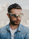 VEYREY Biele unisex slnečné okuliare VeyRey Ageon