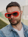VEYREY Červené unisex slnečné okuliare VeyRey Sumphreon