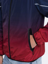 Ombre Clothing Červená a modrá pánska športová bunda od Ombre Clothing